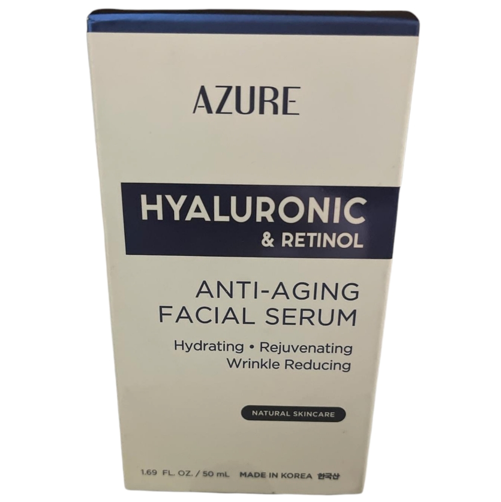 Azure Hyaluronic and Retinol Anti-Aging Day Cream, 1.69 FL.OZ--NIB